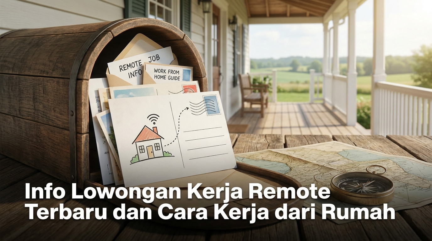 Info Lowongan Kerja Remote Terbaru dan Cara Kerja dari Rumah