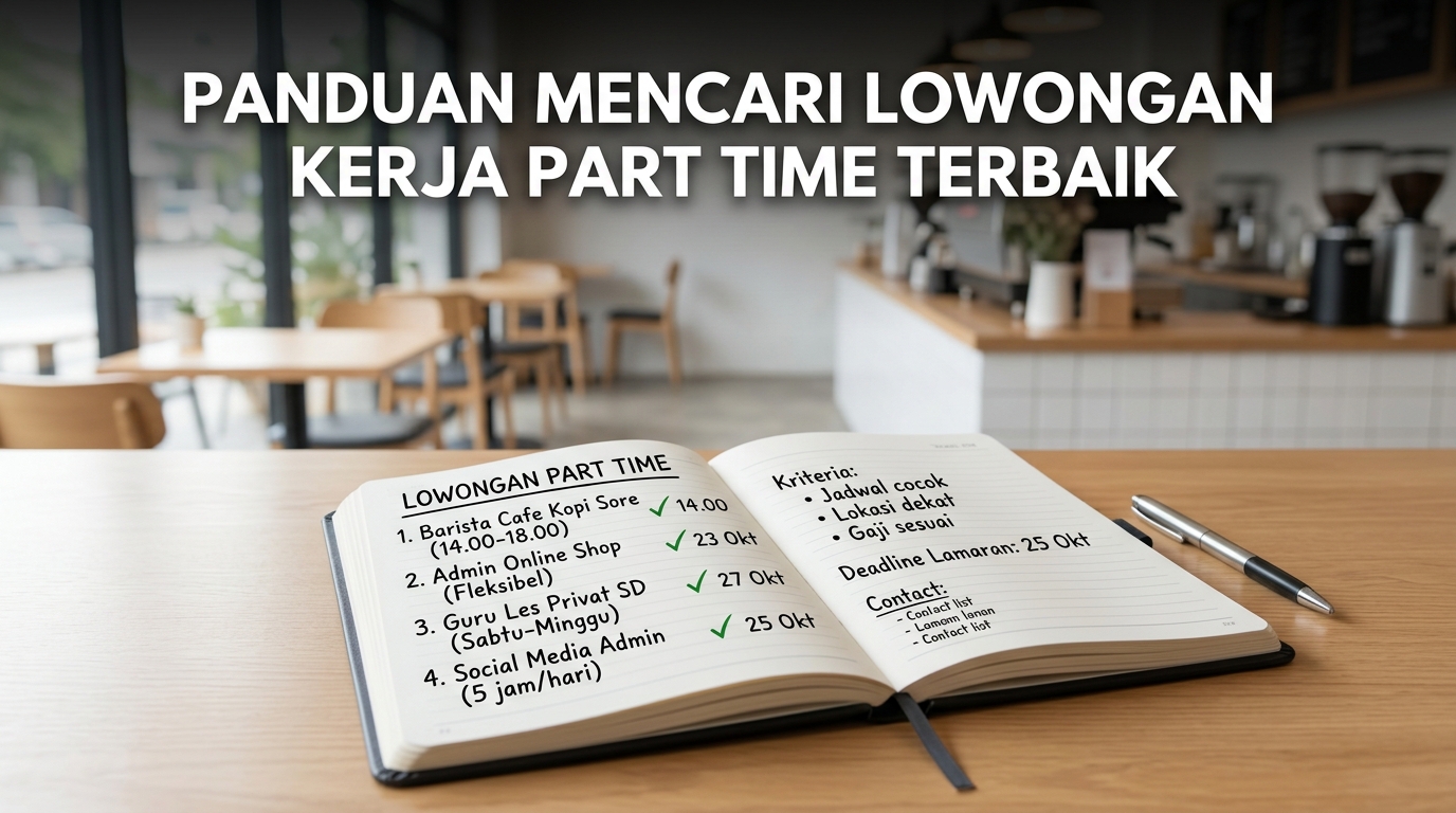 Panduan Mencari Lowongan Kerja Part Time Terbaik